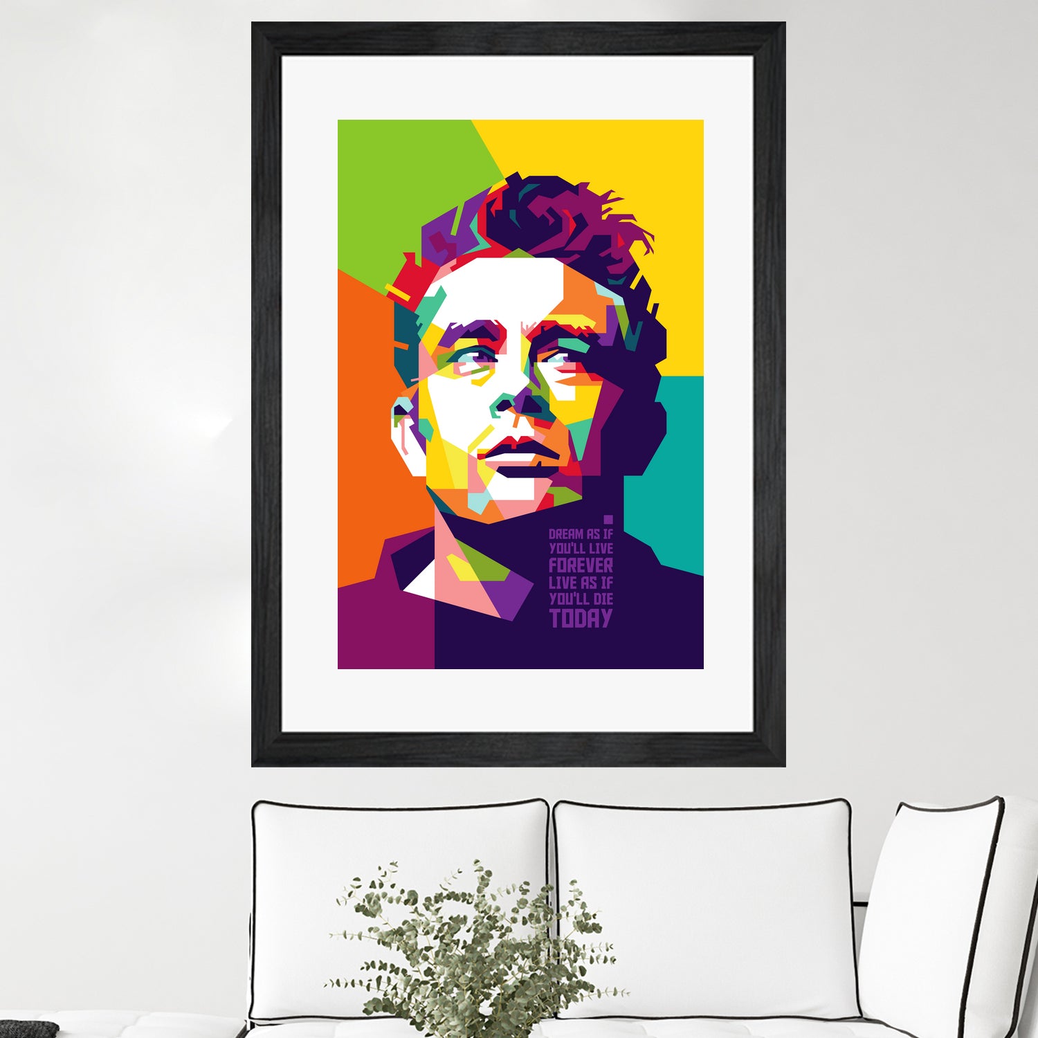 James Dean in WPAP by J Prayitno Widodo on GIANT ART - fuchsia photo illustration