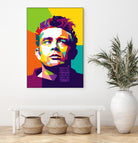 James Dean in WPAP by J Prayitno Widodo on GIANT ART - fuchsia photo illustration