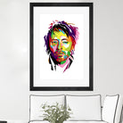 Thom Yorke in WPAP by J Prayitno Widodo on GIANT ART - fuchsia photo illustration