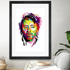 Thom Yorke in WPAP by J Prayitno Widodo on GIANT ART - fuchsia photo illustration