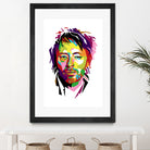 Thom Yorke in WPAP by J Prayitno Widodo on GIANT ART - fuchsia photo illustration