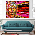 C-3 PO in Color by Daniel Janda on GIANT ART - gray mixed media