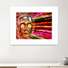 C-3 PO in Color by Daniel Janda on GIANT ART - gray mixed media