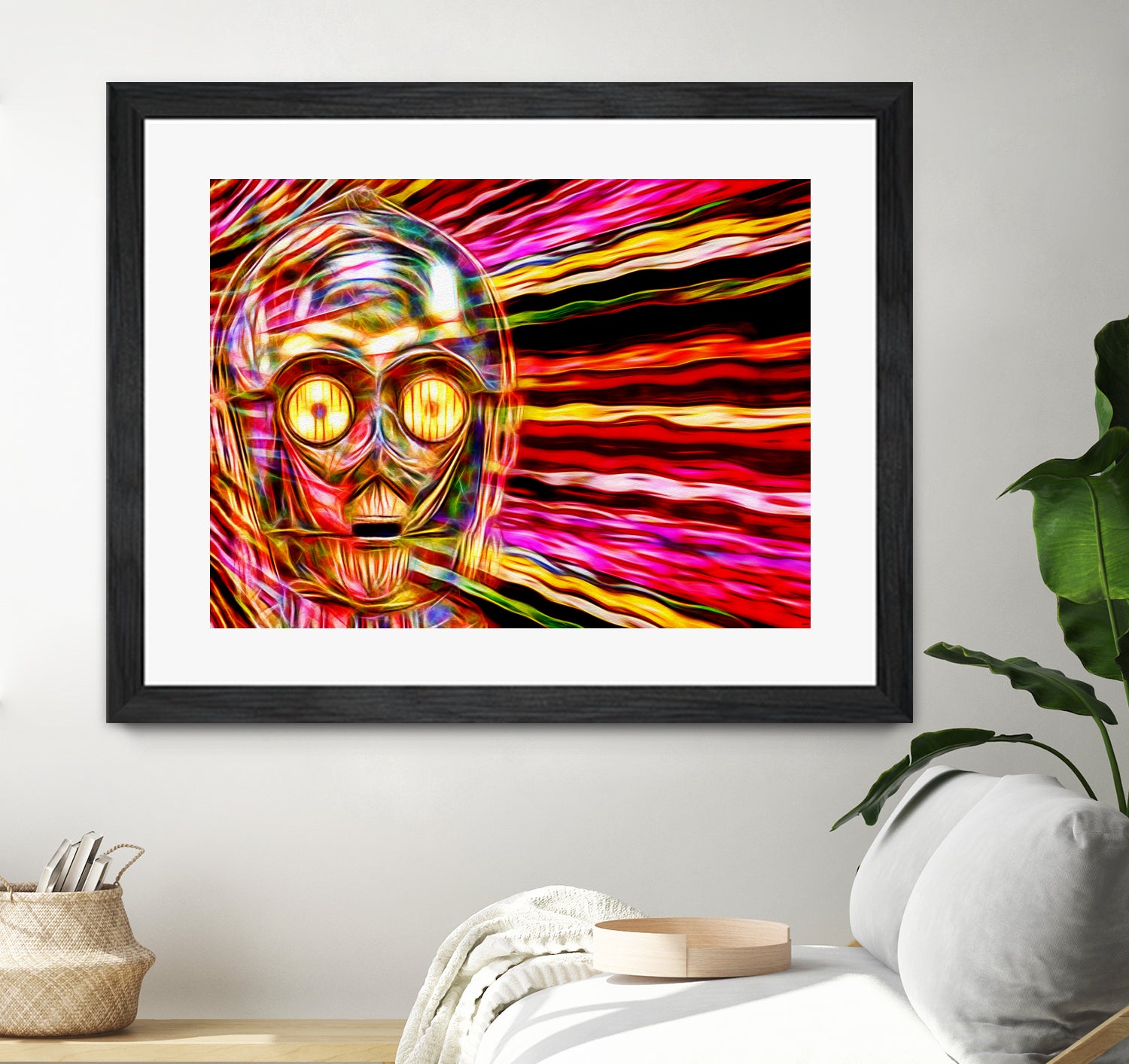 C-3 PO in Color by Daniel Janda on GIANT ART - gray mixed media