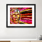 C-3 PO in Color by Daniel Janda on GIANT ART - gray mixed media