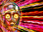 C-3 PO in Color by Daniel Janda on GIANT ART - gray mixed media