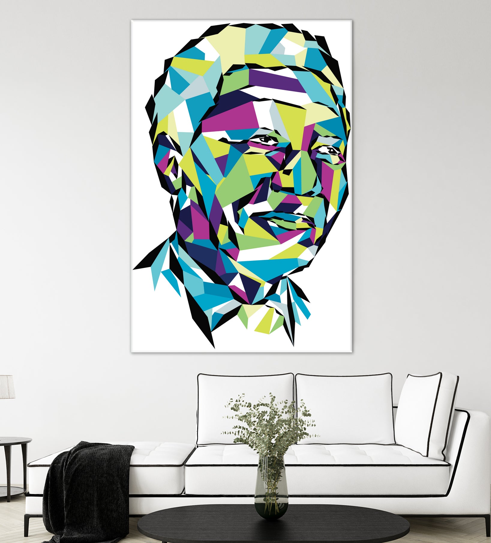 Legend of the fall – Mandela by Neo Dhlamini on GIANT ART - green digital drawing