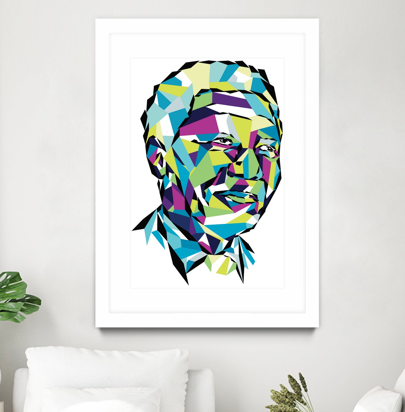 Legend of the fall – Mandela by Neo Dhlamini on GIANT ART - green digital drawing