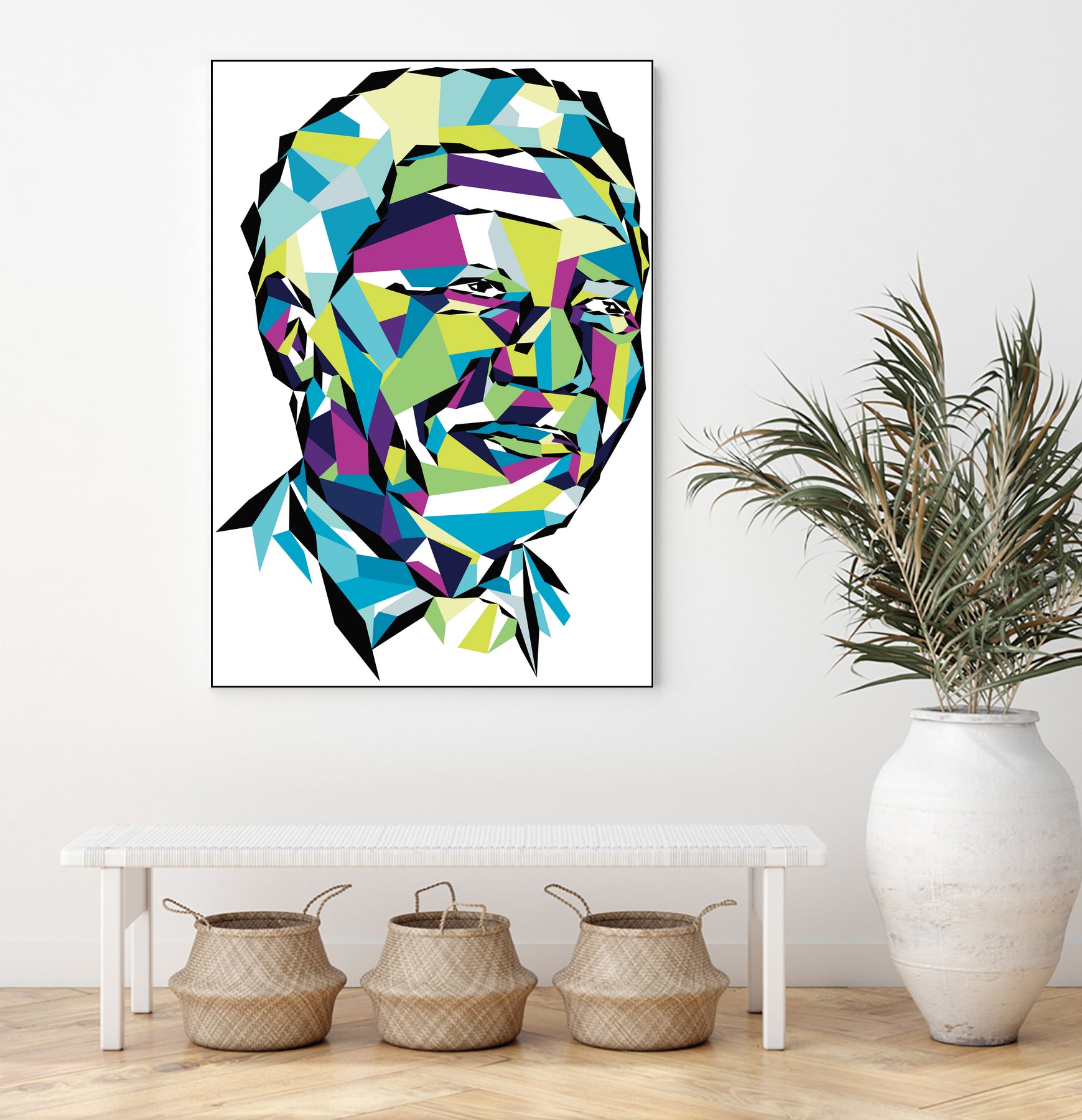 Legend of the fall – Mandela by Neo Dhlamini on GIANT ART - green digital drawing