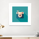 Hipster Camera by Yury Velikanov on GIANT ART - white vector illustration