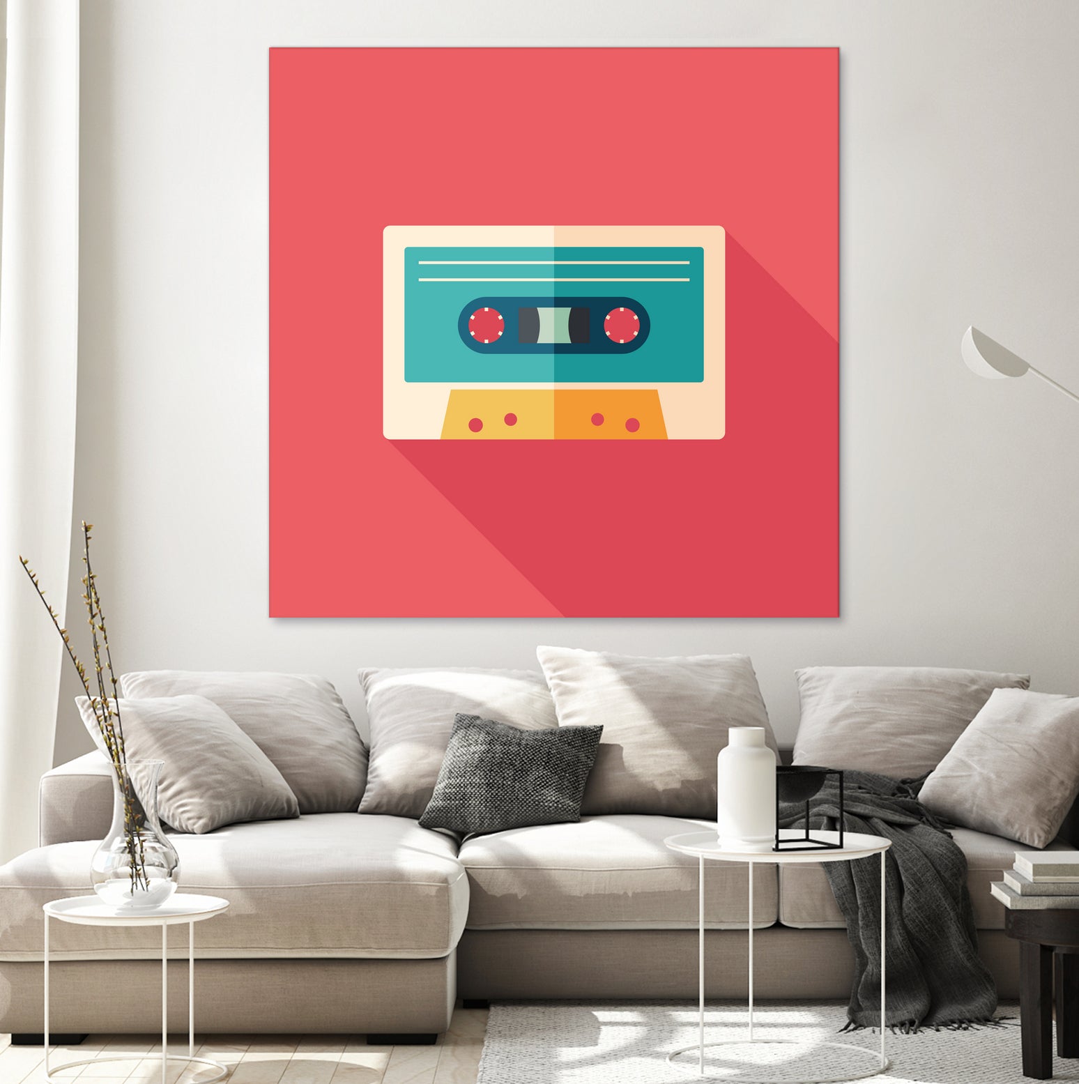 Audio Cassette by Yury Velikanov on GIANT ART - white vector illustration