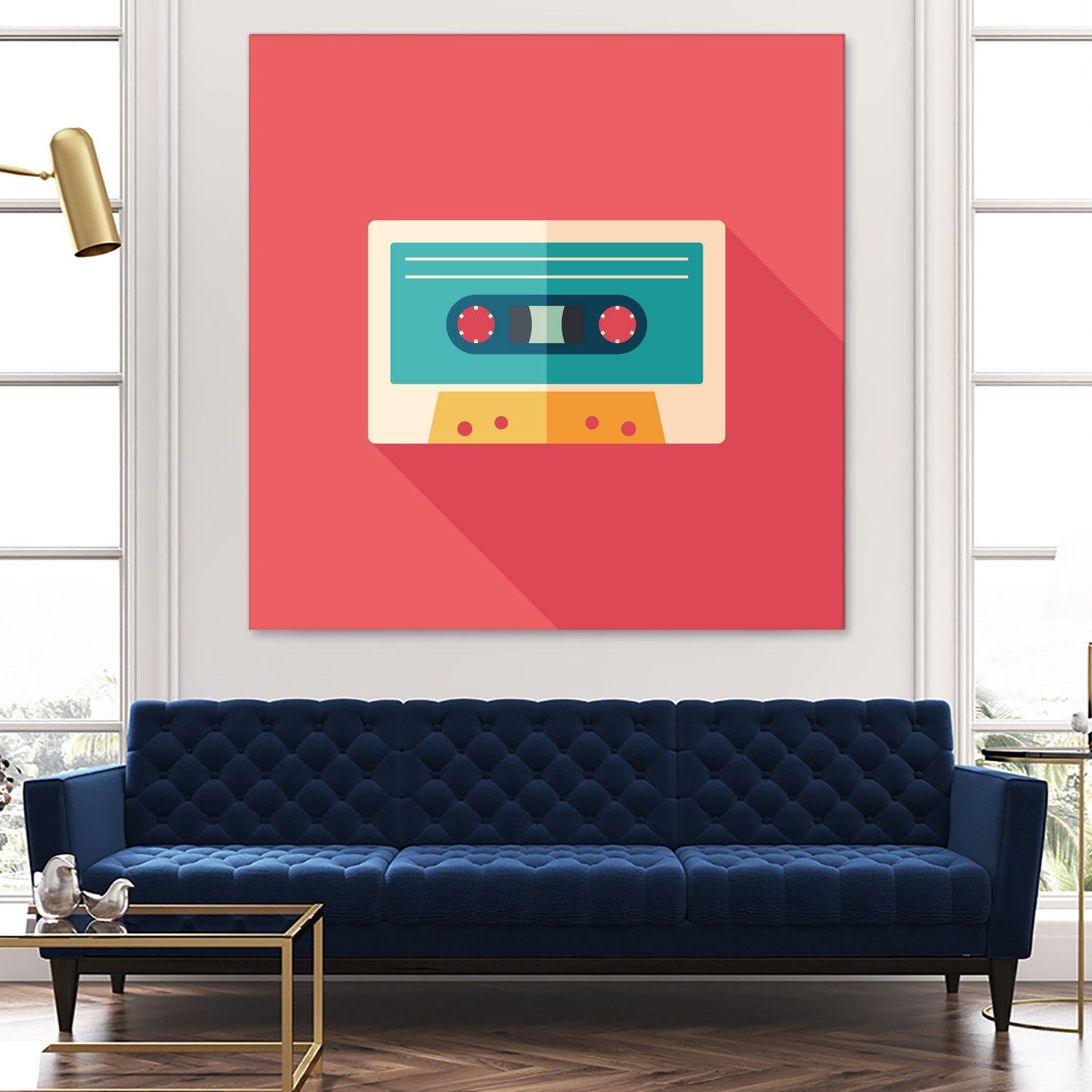 Audio Cassette by Yury Velikanov on GIANT ART - white vector illustration