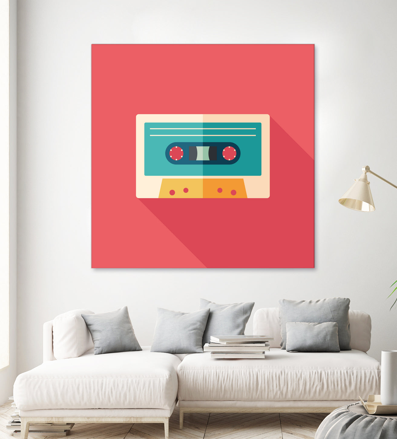 Audio Cassette by Yury Velikanov on GIANT ART - white vector illustration