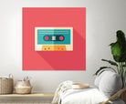 Audio Cassette by Yury Velikanov on GIANT ART - white vector illustration