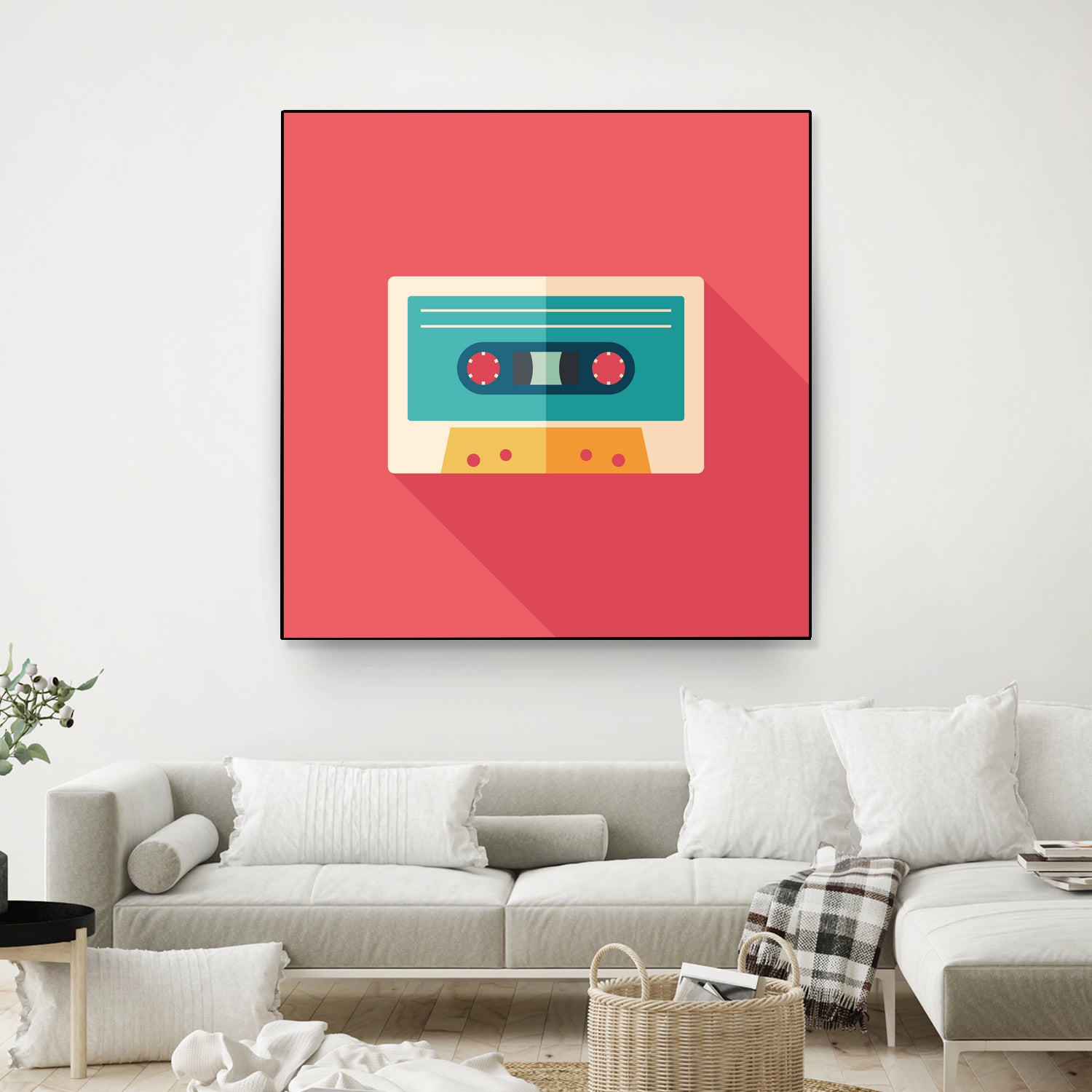 Audio Cassette by Yury Velikanov on GIANT ART - white vector illustration