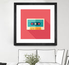 Audio Cassette by Yury Velikanov on GIANT ART - white vector illustration