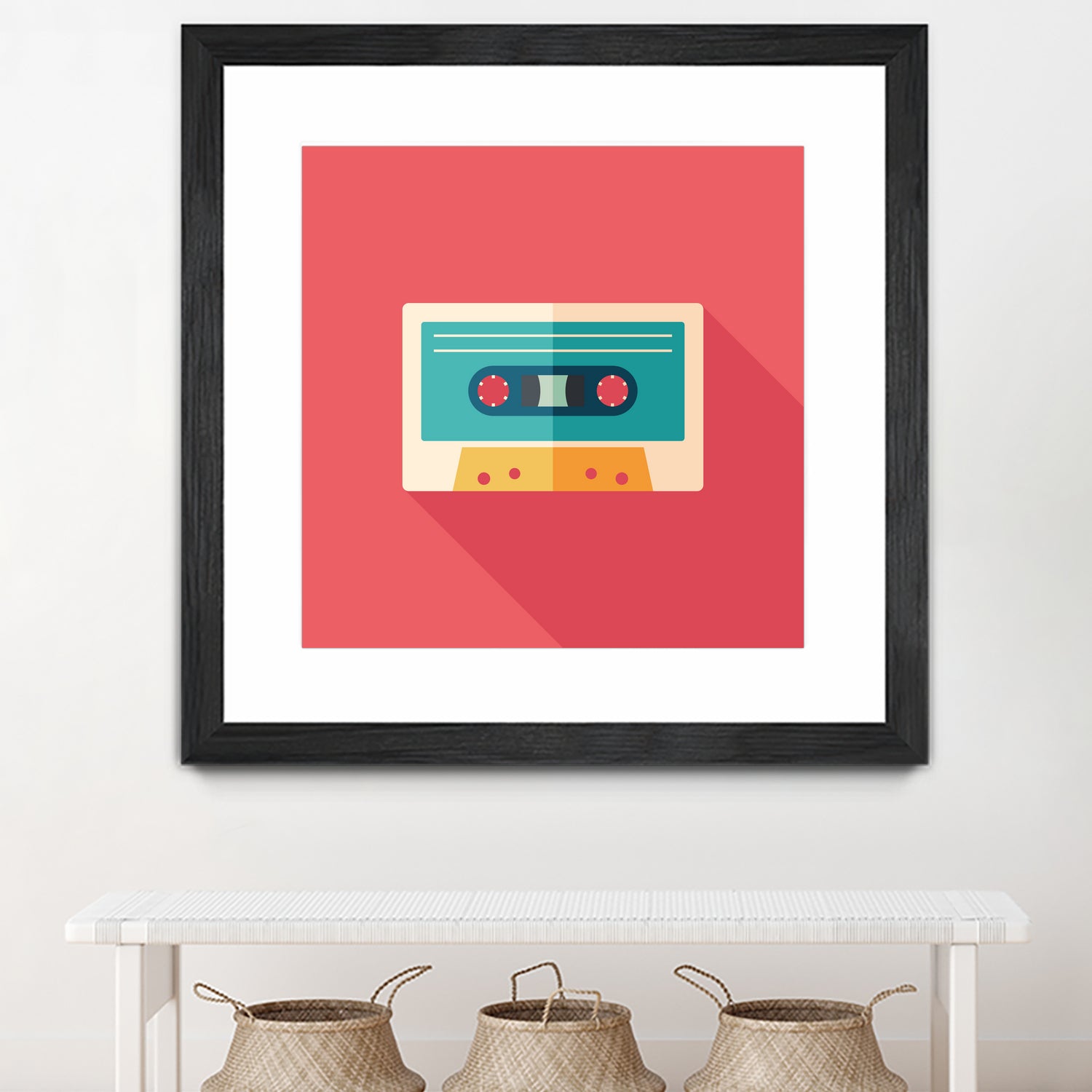 Audio Cassette by Yury Velikanov on GIANT ART - white vector illustration