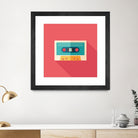 Audio Cassette by Yury Velikanov on GIANT ART - white vector illustration