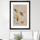 Hummingbird by Dieter Braun on GIANT ART - green digital painting