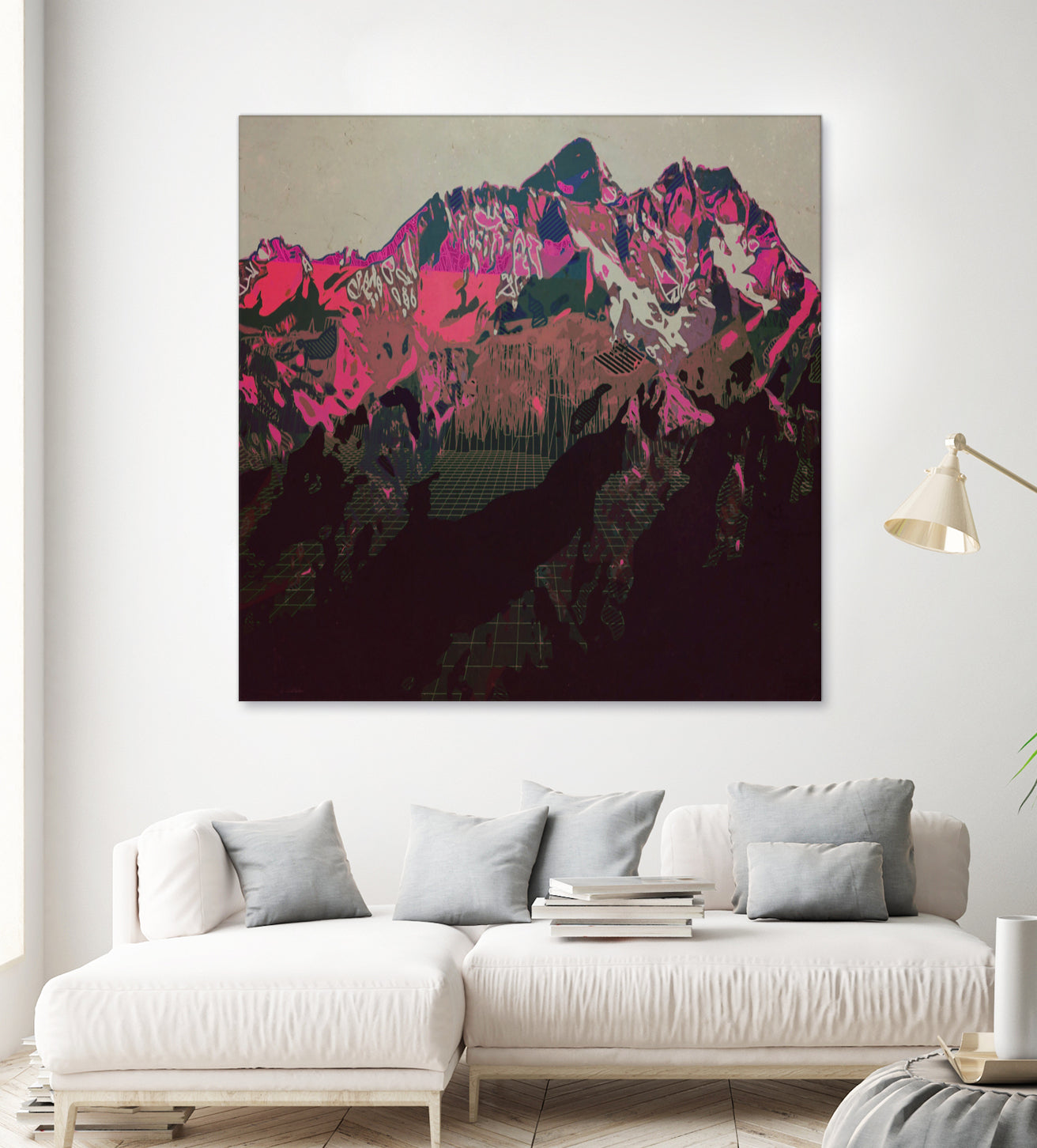 Endless, Nameless by Jamison Gish on GIANT ART - pink digital painting