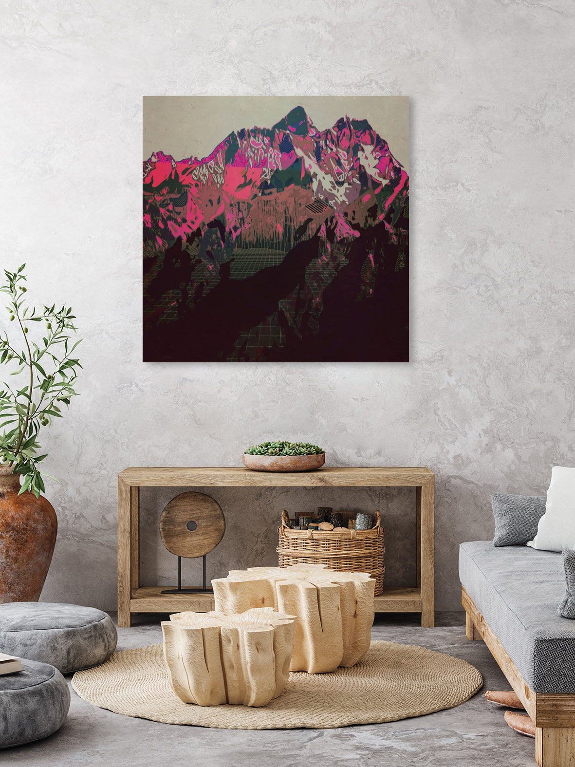 Endless, Nameless by Jamison Gish on GIANT ART - pink digital painting