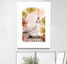 city Paris watercolor by Liliya KOVALENKO on GIANT ART - yellow photo illustration