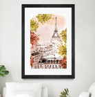 city Paris watercolor by Liliya KOVALENKO on GIANT ART - yellow photo illustration