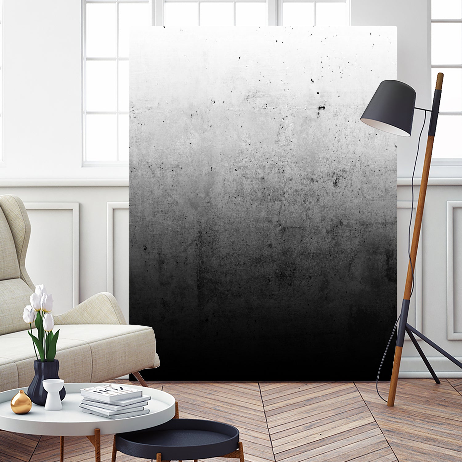 Black Ombre by EMANUELA CARRATONI on GIANT ART - black digital painting