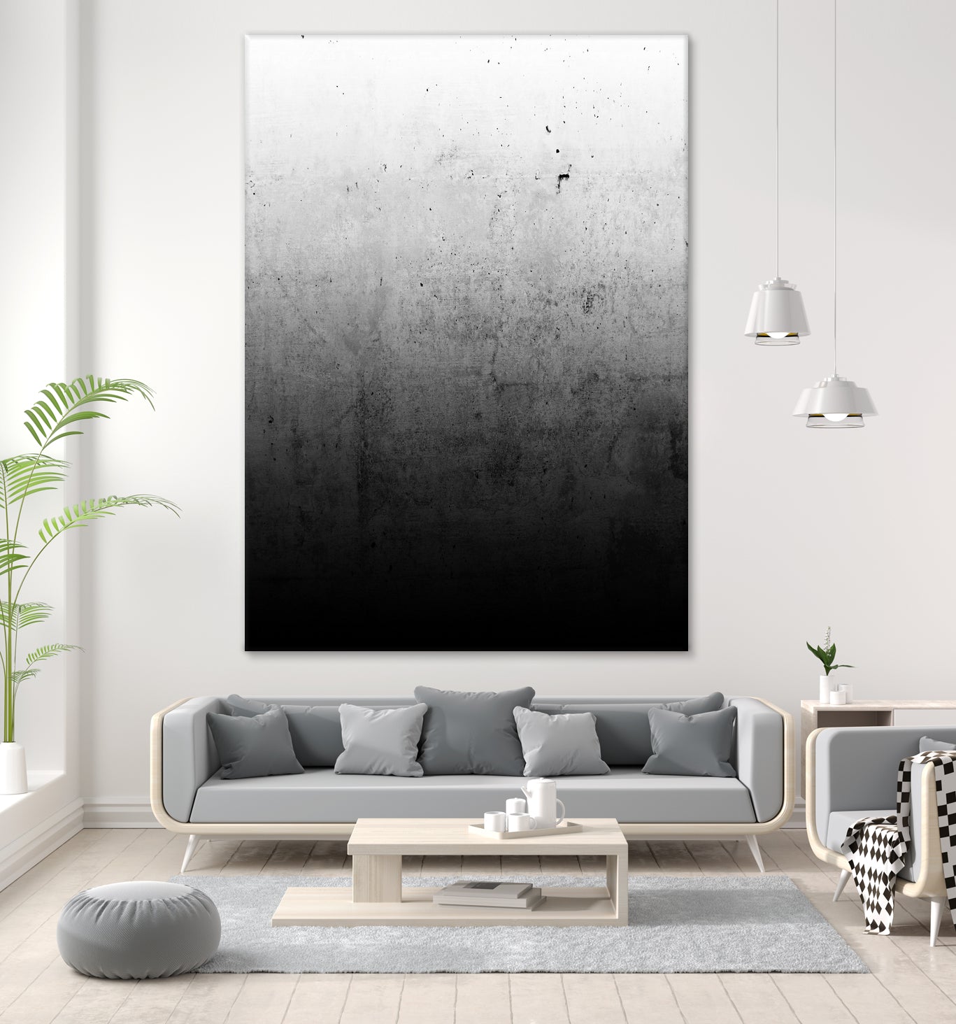 Black Ombre by EMANUELA CARRATONI on GIANT ART - black digital painting