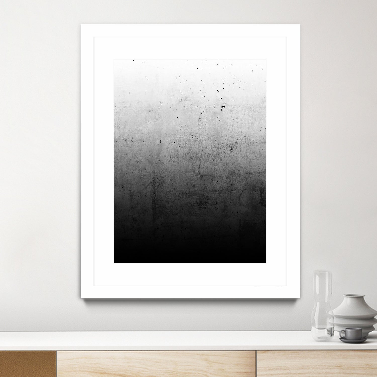 Black Ombre by EMANUELA CARRATONI on GIANT ART - black digital painting