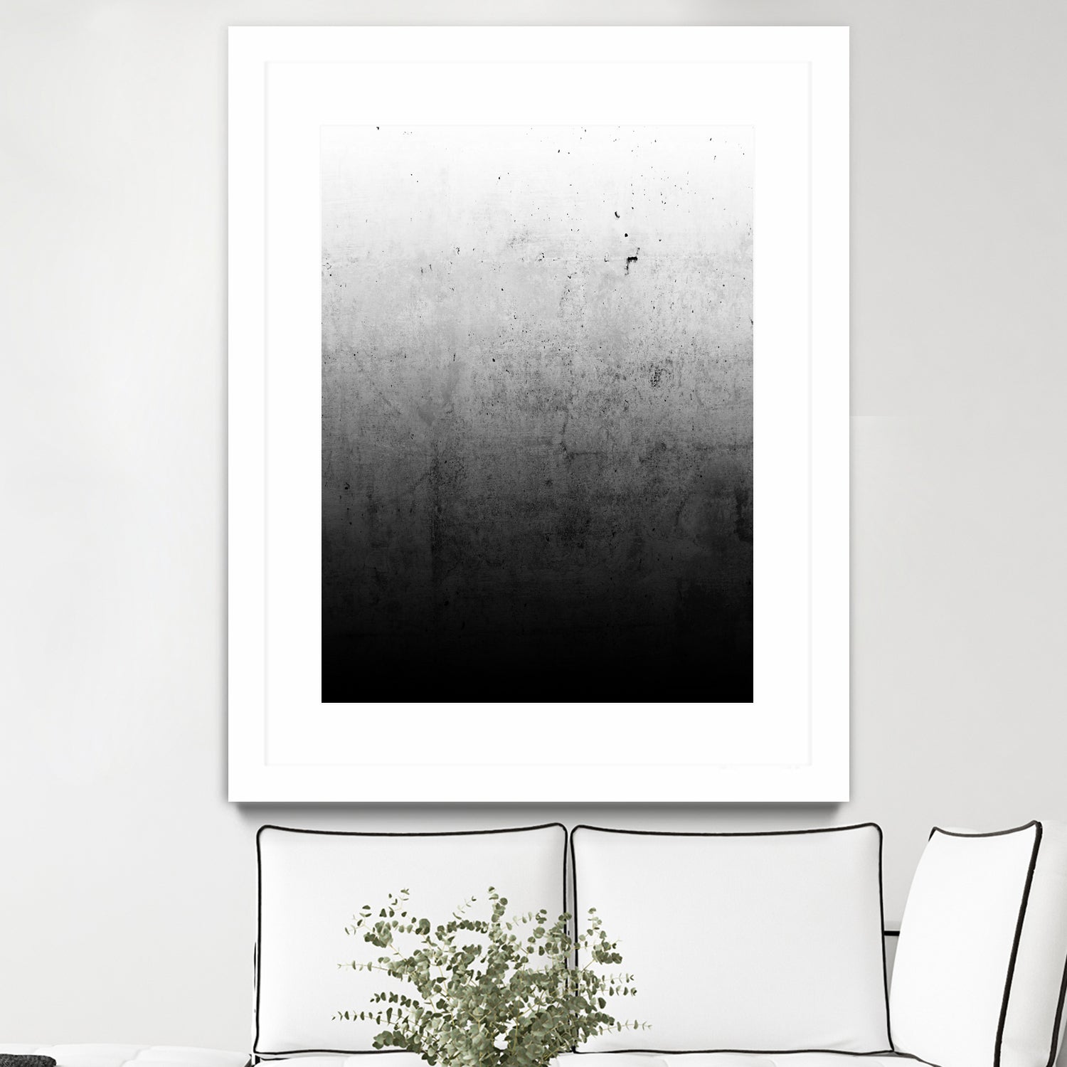 Black Ombre by EMANUELA CARRATONI on GIANT ART - black digital painting