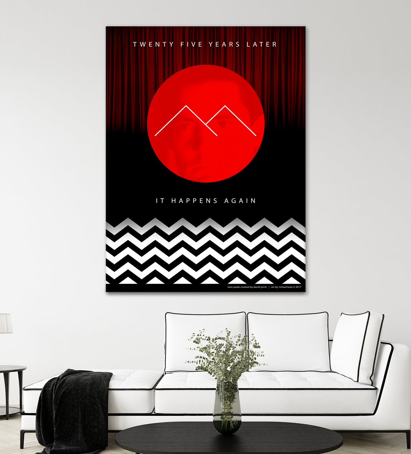 Twin Peaks (detailed) by Richard Kuta on GIANT ART - white digital drawing