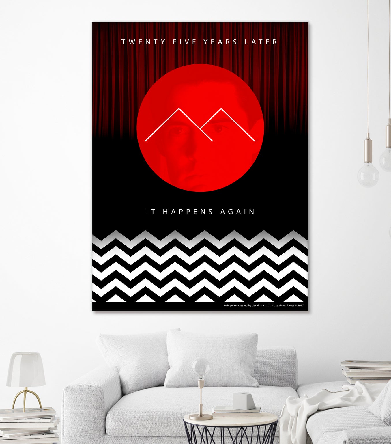 Twin Peaks (detailed) by Richard Kuta on GIANT ART - white digital drawing