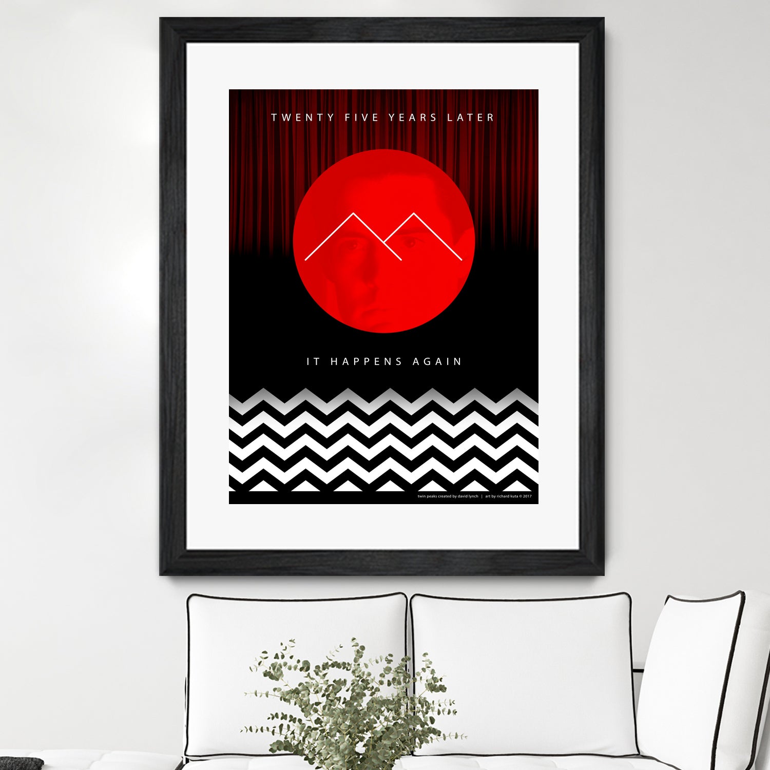 Twin Peaks (detailed) by Richard Kuta on GIANT ART - white digital drawing