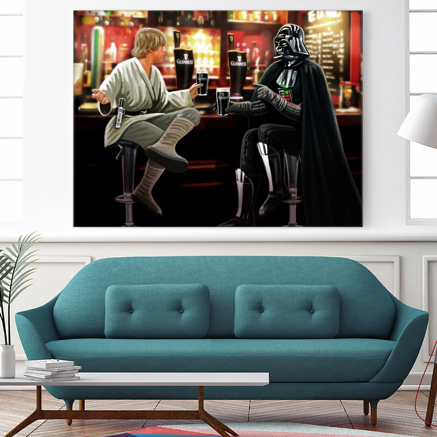 Guinness Starwars by Steve Ash on GIANT ART - brown digital painting