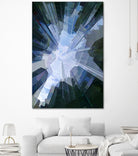 Glass Ceiling Shattered by Randy Witte on GIANT ART - blue digital painting