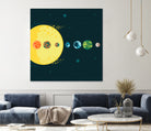 Trappist System by Alessandra Gagliano on GIANT ART - blue vector illustration