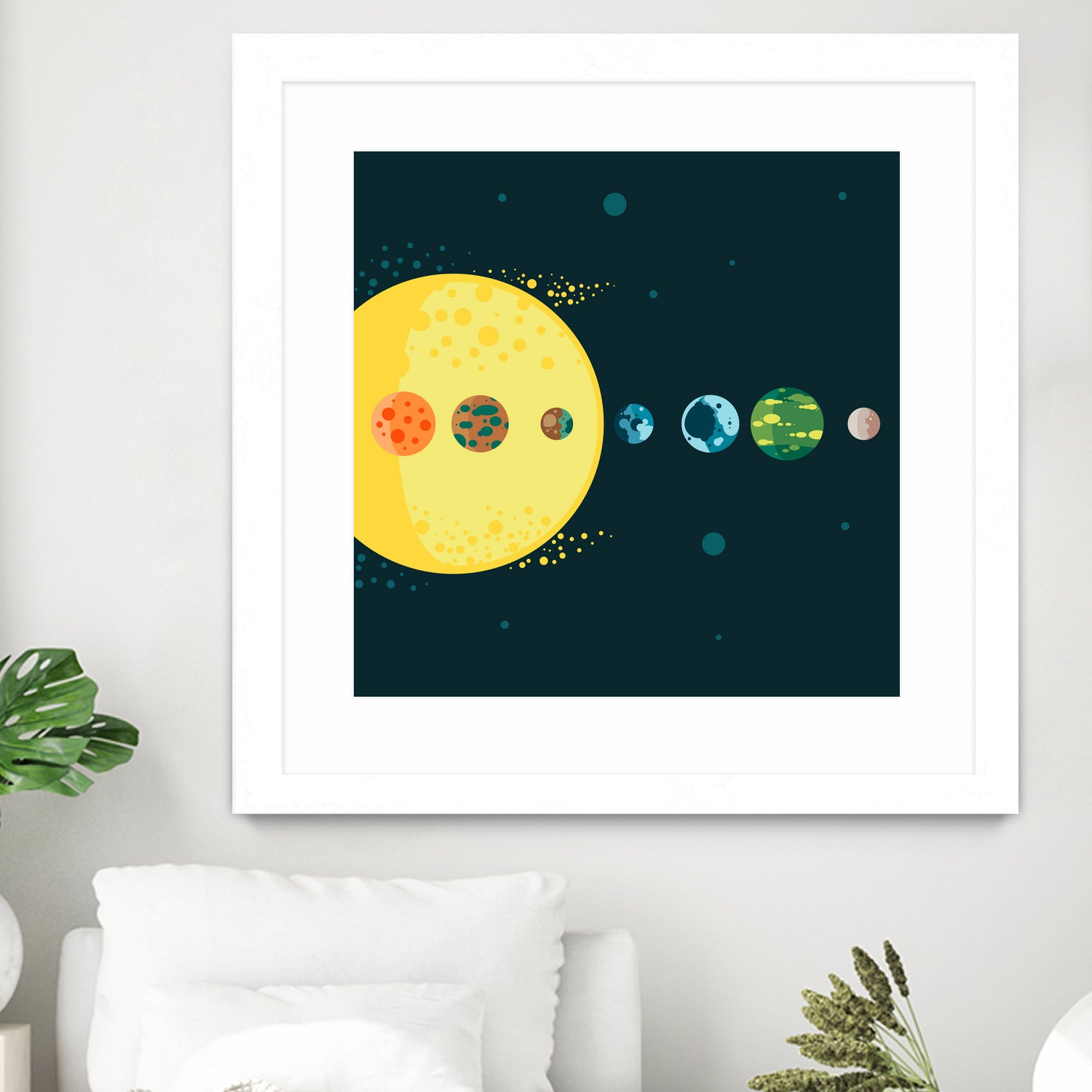 Trappist System by Alessandra Gagliano on GIANT ART - blue vector illustration