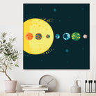 Trappist System by Alessandra Gagliano on GIANT ART - blue vector illustration