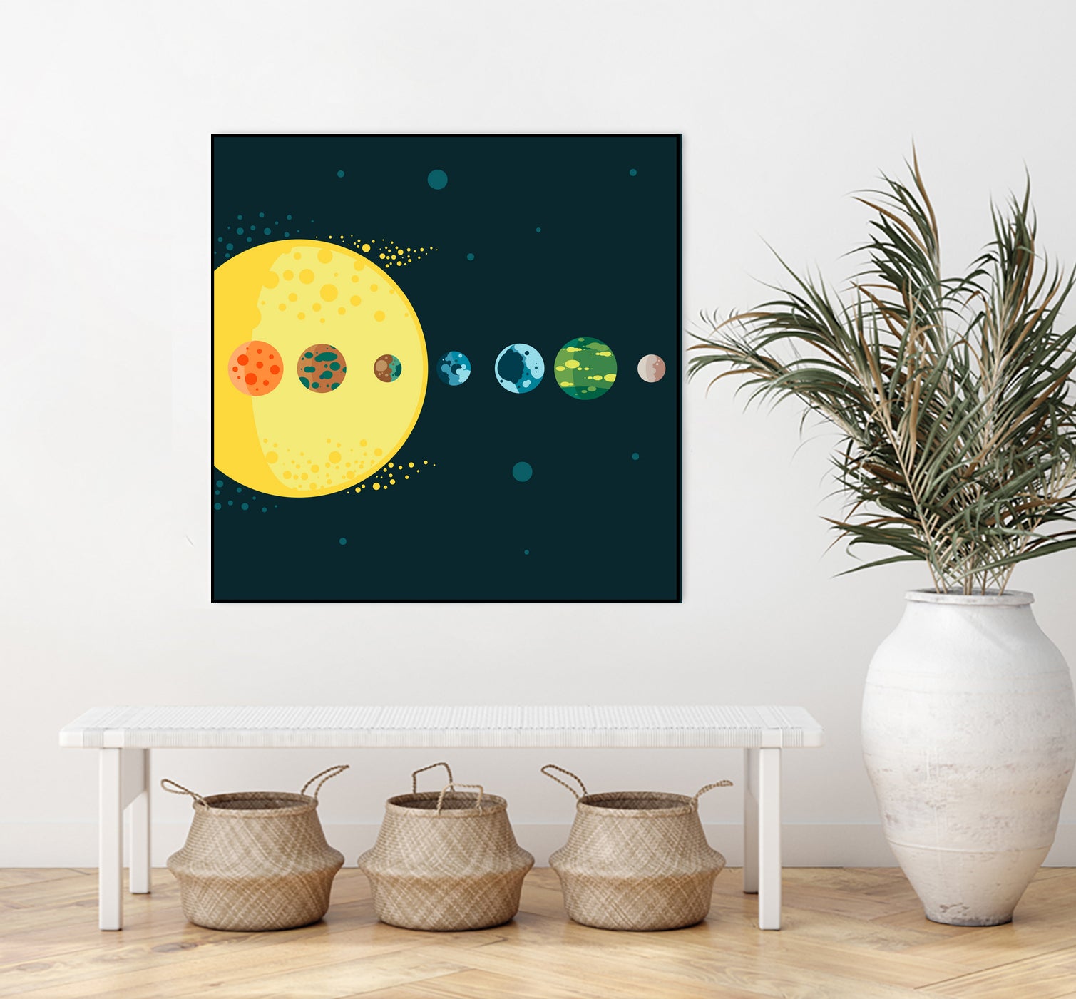 Trappist System by Alessandra Gagliano on GIANT ART - blue vector illustration