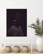 space by Sara Silva on GIANT ART - fuchsia digital drawing