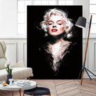 Marilyn by Dmitry Belov on GIANT ART - black digital painting