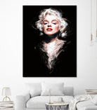 Marilyn by Dmitry Belov on GIANT ART - black digital painting