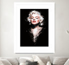 Marilyn by Dmitry Belov on GIANT ART - black digital painting