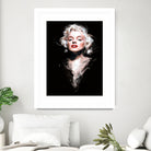 Marilyn by Dmitry Belov on GIANT ART - black digital painting