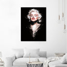 Marilyn by Dmitry Belov on GIANT ART - black digital painting