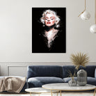 Marilyn by Dmitry Belov on GIANT ART - black digital painting