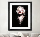 Marilyn by Dmitry Belov on GIANT ART - black digital painting