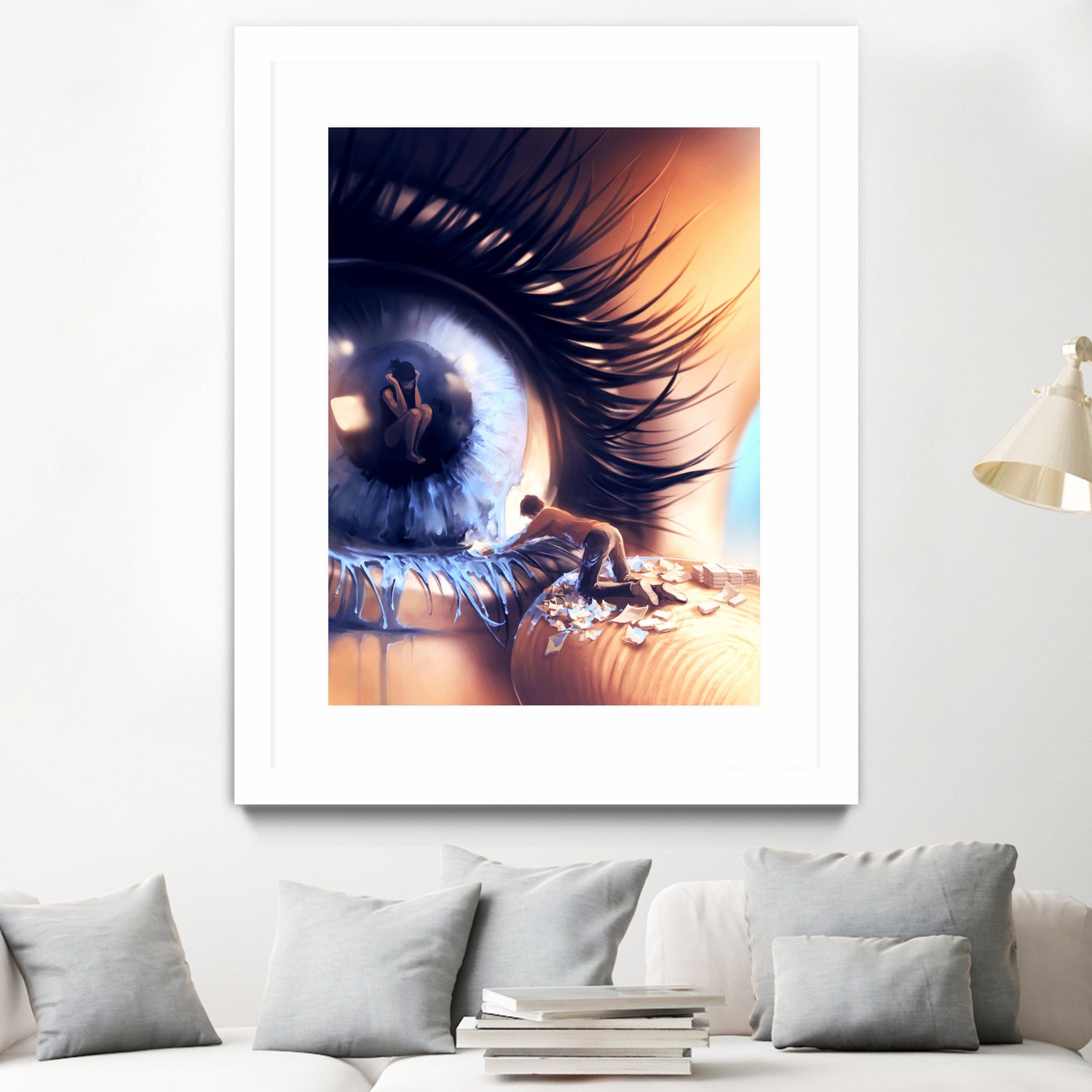 Show me love by Cyril Rolando on GIANT ART - yellow digital painting