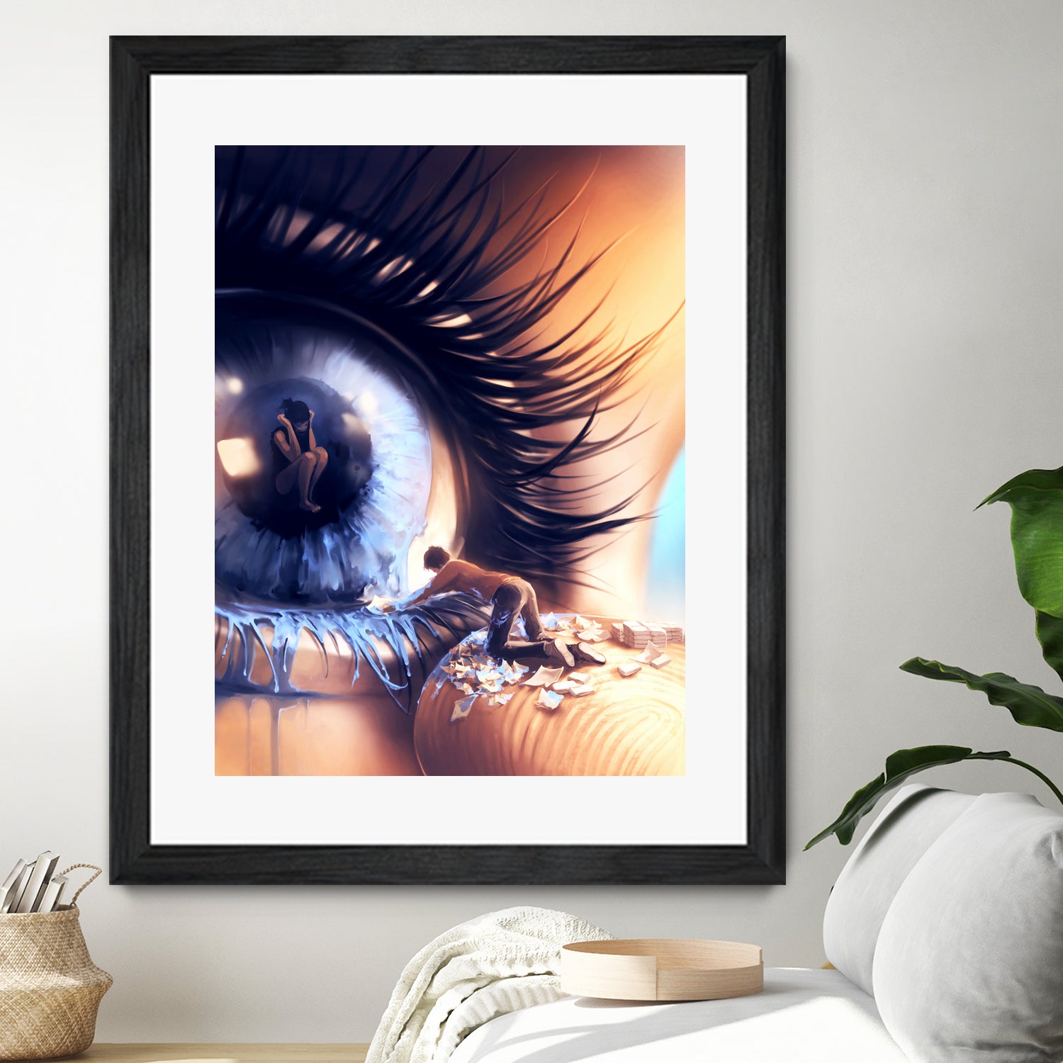 Show me love by Cyril Rolando on GIANT ART - yellow digital painting